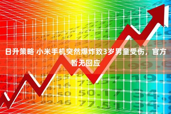 日升策略 小米手机突然爆炸致3岁男童受伤，官方暂无回应
